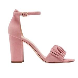 Kate Spade Pink Suede Mona Block Heel New in Box size 9